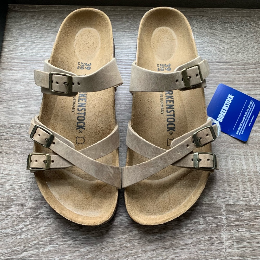 BNWT Birkenstock Franca in Tobacco size 8.5/39 N